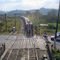 Trem da CPTM chegando a estação de Rio Grande da Serra