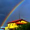 Arco-íris após a chuva no fim da tarde ás 17:10hs dia 05.04.2009 -Foto:Luciano Rizzieri