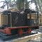 Pequena locomotiva na Estação Rafard do antigo traçado da Ytuana, depois Estrada de Ferro Sorocabana (Itaici-Piracicaba) em Rafard