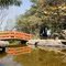 Ponte e lago no Jardim Japonês em Caldas Novas - Goiás - Brasil
