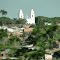 Church viewed from BR101 road, Bahia, Brazil