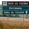 Caminho a Derrubadas, desde Tenente Portela, RS, Brasil.