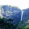 Vista de longe - Cachoeira da Jiboia