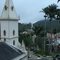 Serração da manhã em Guaramiranga... Vista aerea das 2 igrejas.