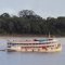 Barco Dois Irmãos deixa o porto de Novo Aripuanã. Vindo de Porto Velho com destino a Manaus. 01-2012