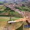 Visão aérea  do município de Pratinha MG 